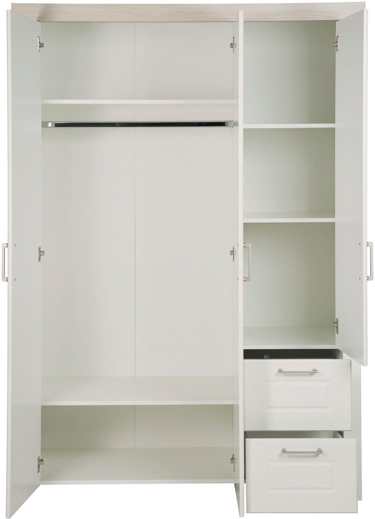 roba® Babyzimmer-Komplettset Felicia, (Set, 3-St., Kinderbett, Wickelkommode, Kleiderschrank), mit Kinderbett, Schrank und Wickelkommode