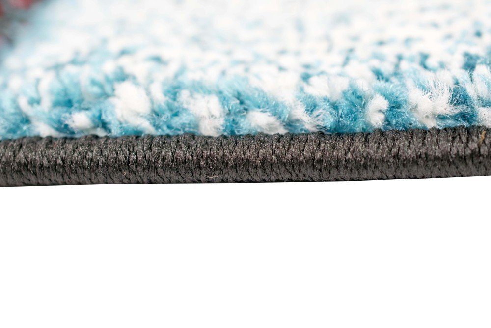 Teppich Teppich modern Teppich Wohnzimmer Karo bunt gelb rot blau grün, Carpetia, rechteckig, Höhe: 13 mm
