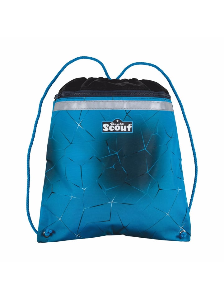 Scout Scout Genius Schulranzen-Set 4 teilig Exklusiv Safety Light Polar Blue günstig kaufen onesize