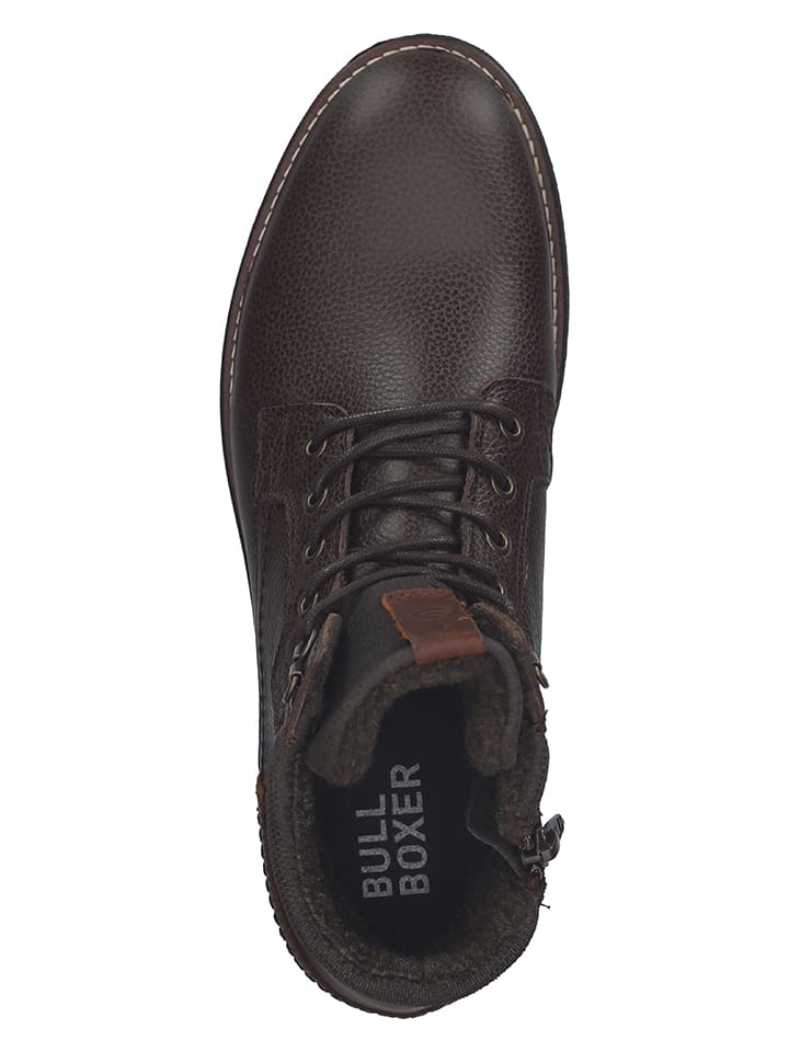 Bullboxer Leder-Boots in Braun günstig kaufen