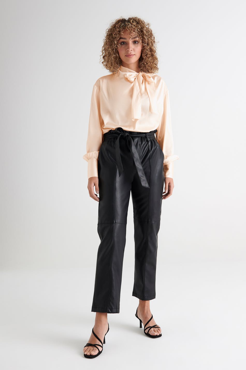 Holly tie neck blouse