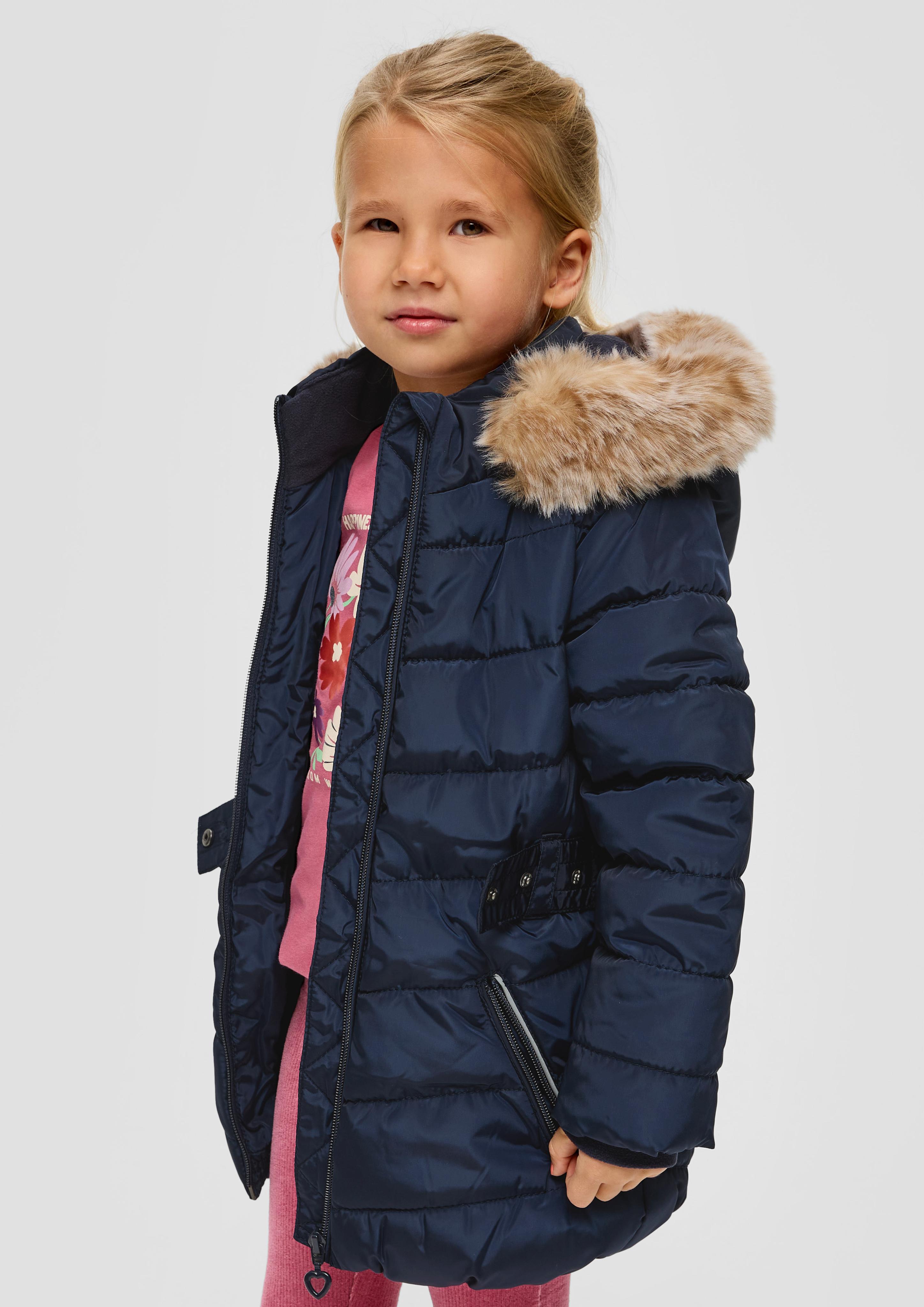 Steppjacke mit Schleifen-Detail  2132159-5952