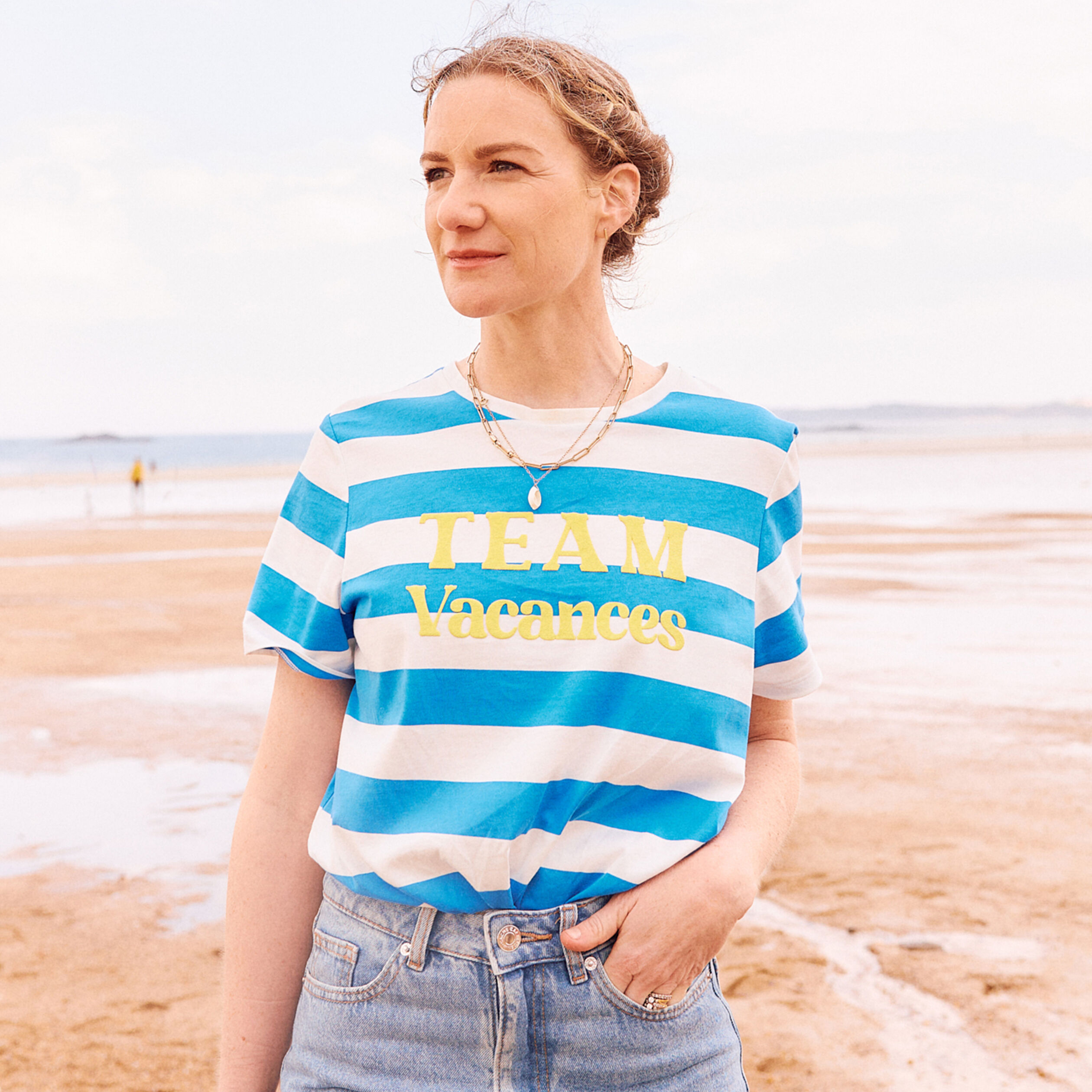 T-shirt manches courtes blanc femme | Cache Cache