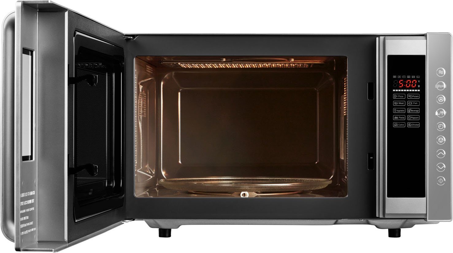 Medion® Mikrowelle MD 17495, Grill und Heißluft, 23 l, 10 Automatikprogramme