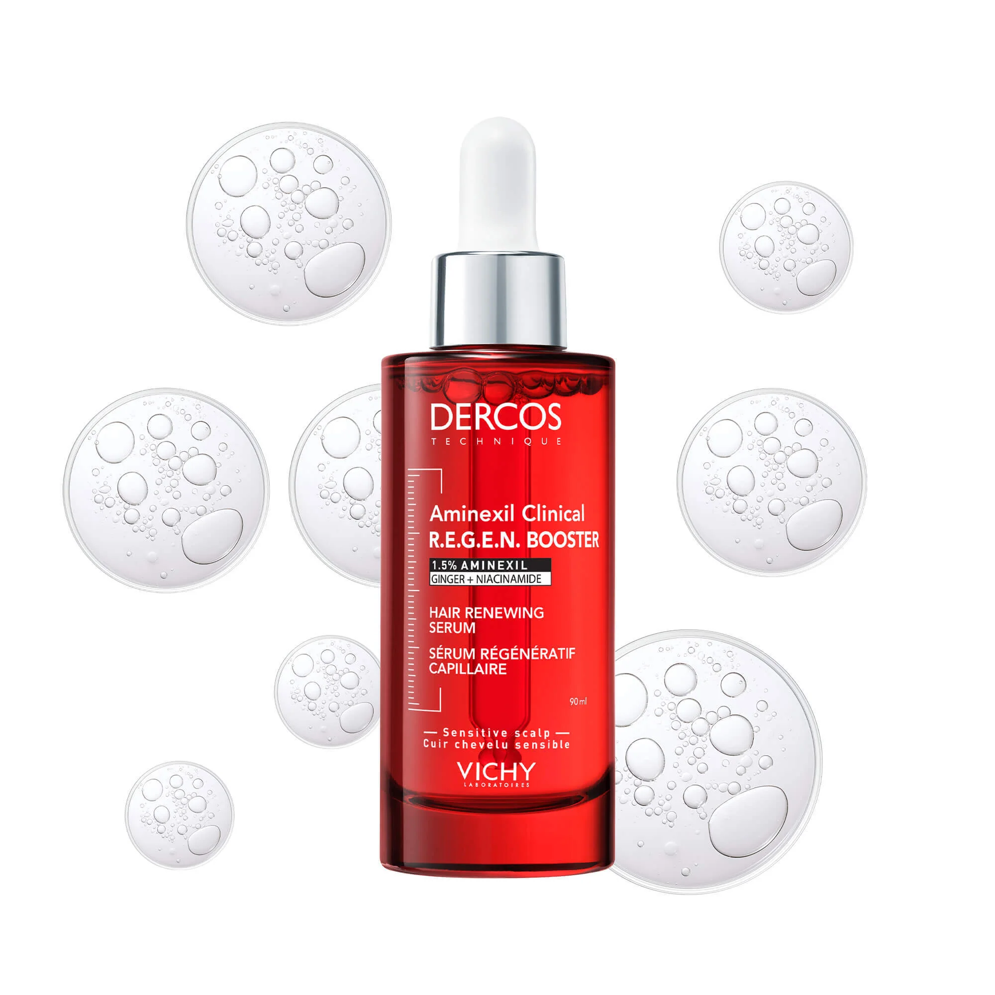 Dercos Aminexil Clinical REGEN Booster - Tratamiento anticaída