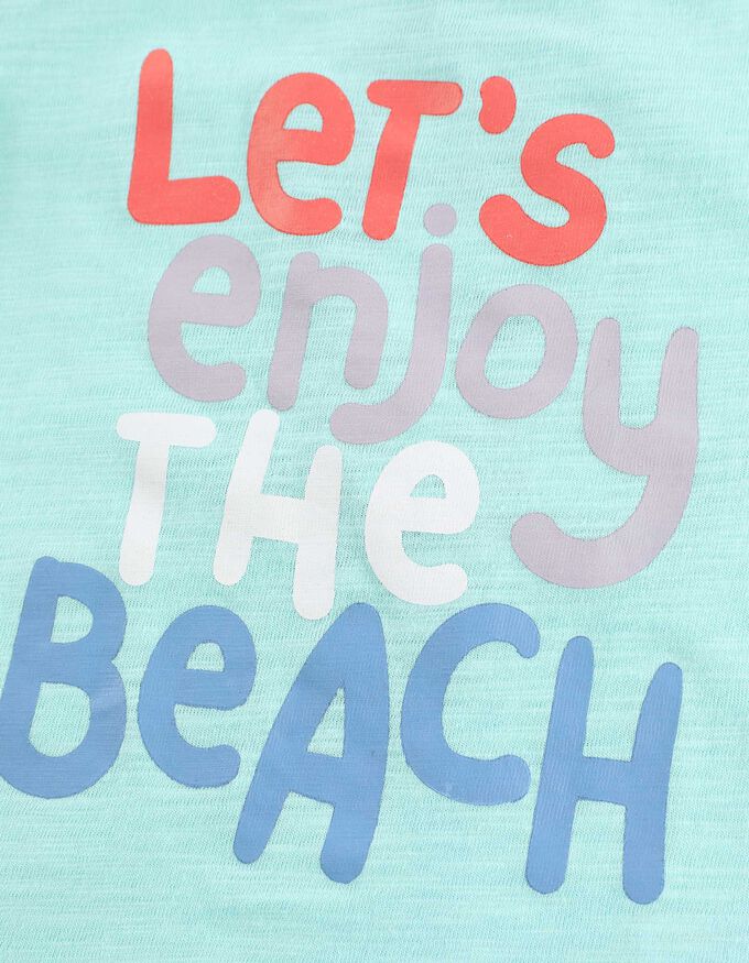 Set aus T-Shirt und Shorts - Messageprint