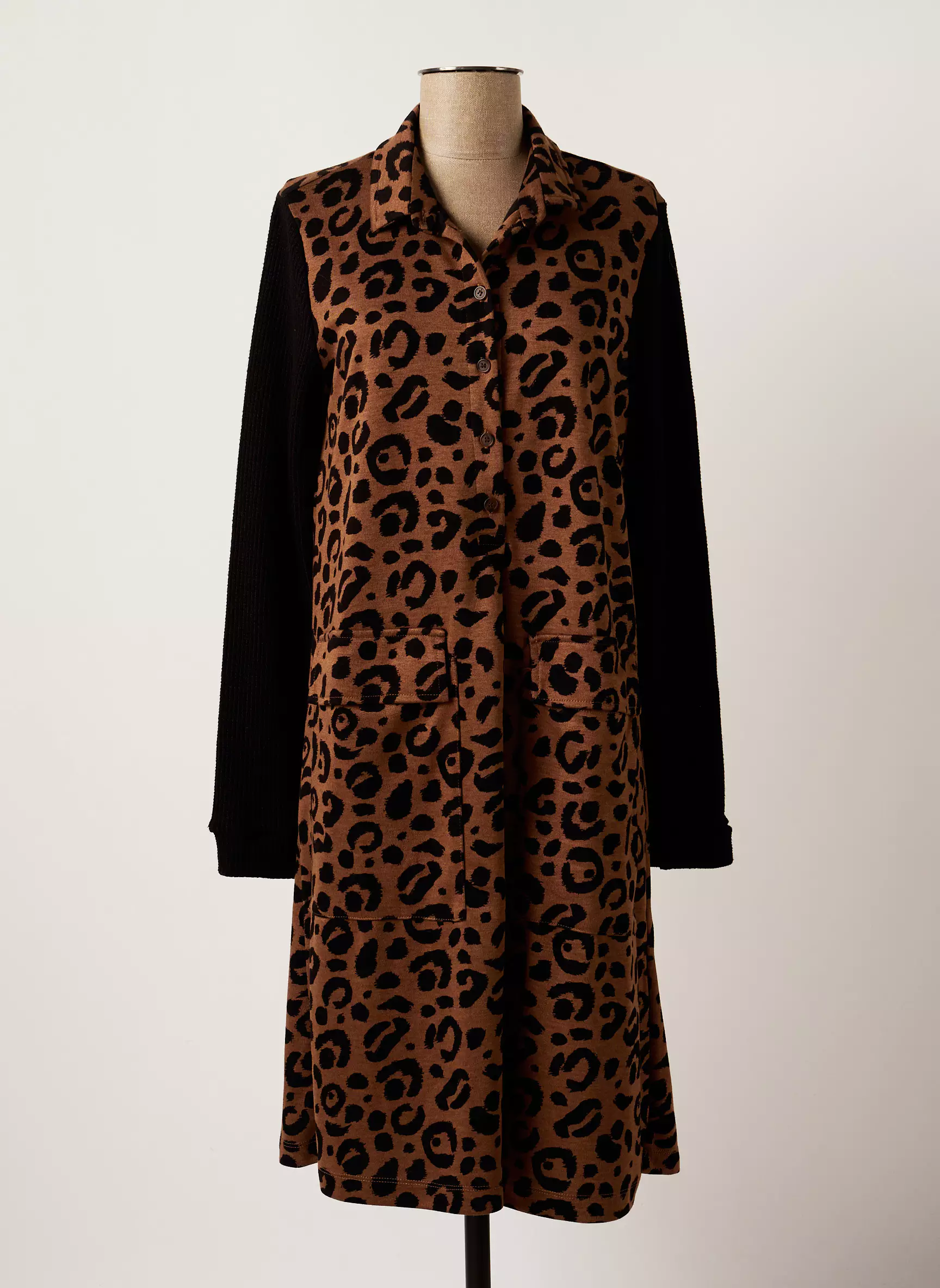 Alembika Robes Mi Longues Femme couleur noir