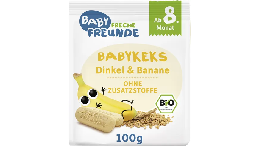 Freche Freunde Bio Babykekse Dinkel & Banane 100 g