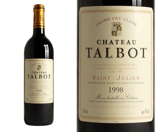 Château Talbot 1998 Bordeaux Saint-Julien