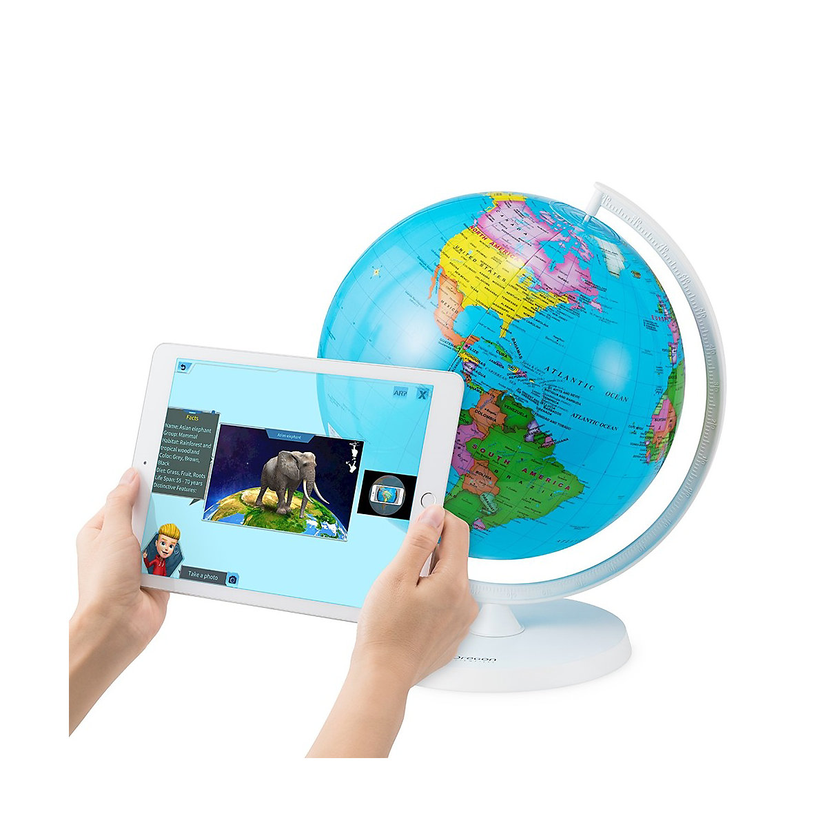 SmartGlobe Air - aufblasbarer Globus mit erweiterter Realität