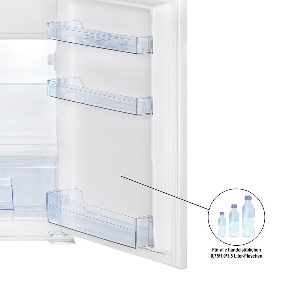 BOMANN Einbaukühlschrank KSE7805.1, 88 cm hoch, 54 cm breit, 4**** Gefrierfach / Gemüseschublade / Schlepptürtechnik