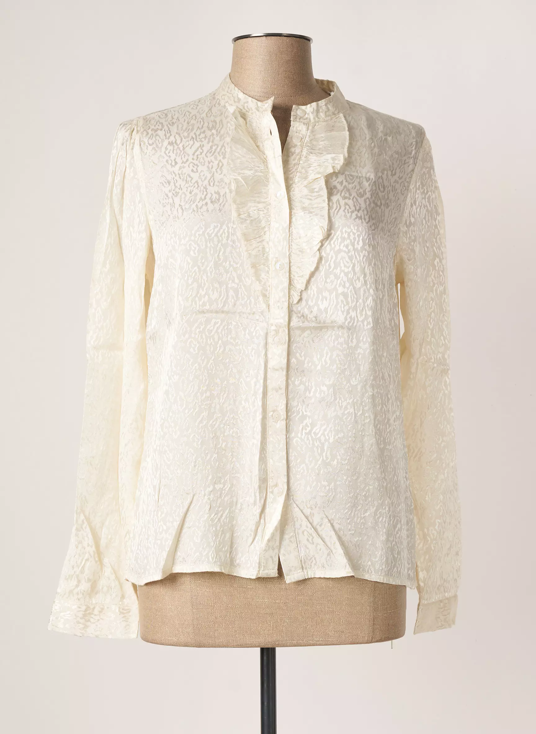 Vila Chemisiers Femme couleur beige