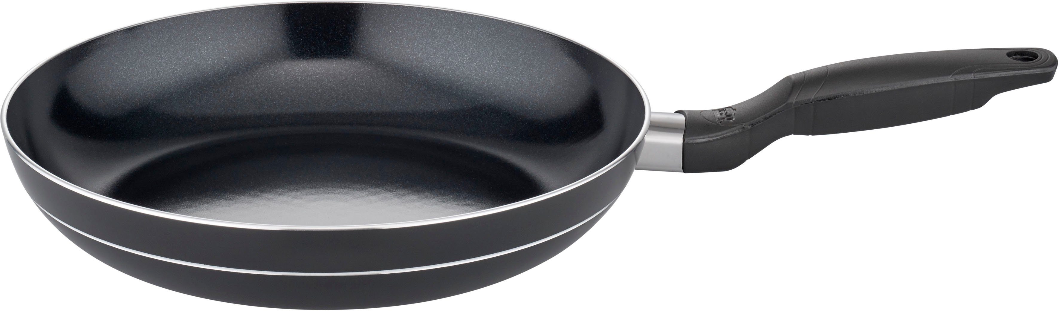 GSW Topf-Set Milano Nero, Aluminium (Set, 15-tlg), Induktion, inkl. 5-teiliges Küchenhelfer-Set