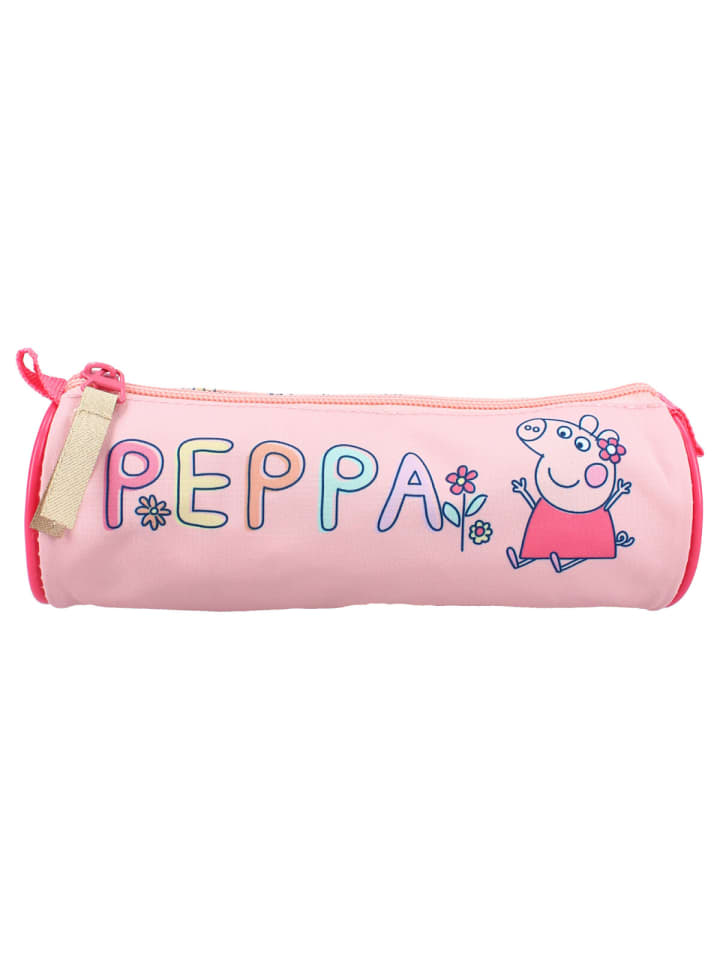 Peppa Pig Peppa Pig Stiftemäppchen – Rosa Schlampermäppchenzwei Fächern in Rosa günstig kaufen 21 cm