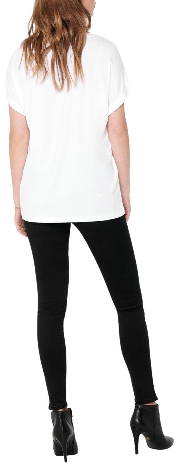 ONLY T-Shirt (2er-Pack) Basic Shirt im Doppelpack