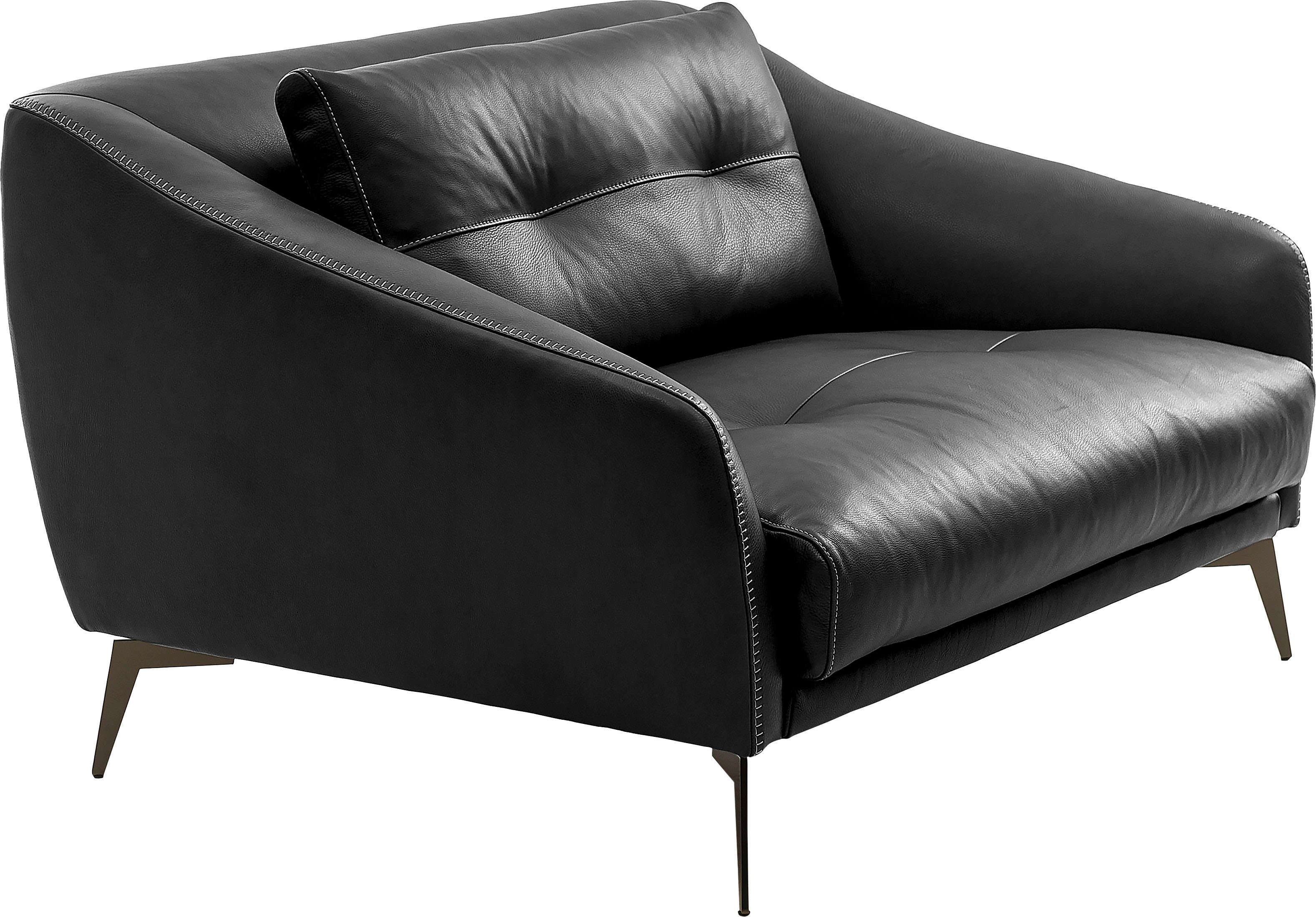 Places of Style Sessel Williston, auch in Echtleder, stabiles Untergestell