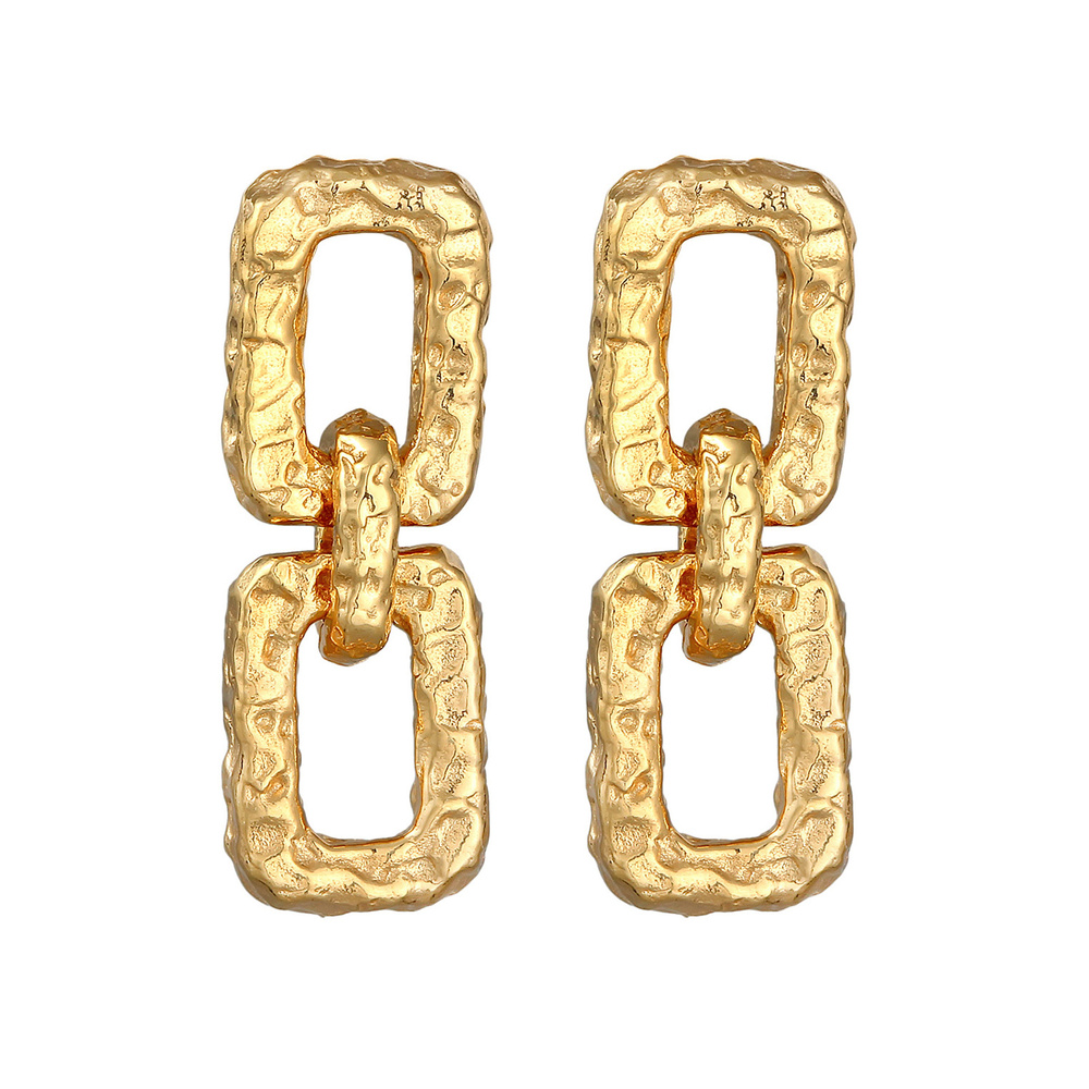 Elli Elli Boucles d'Oreilles Femmes Pendentif d'oreilles Géo Vintage Organic en argent Boucles d'oreilles