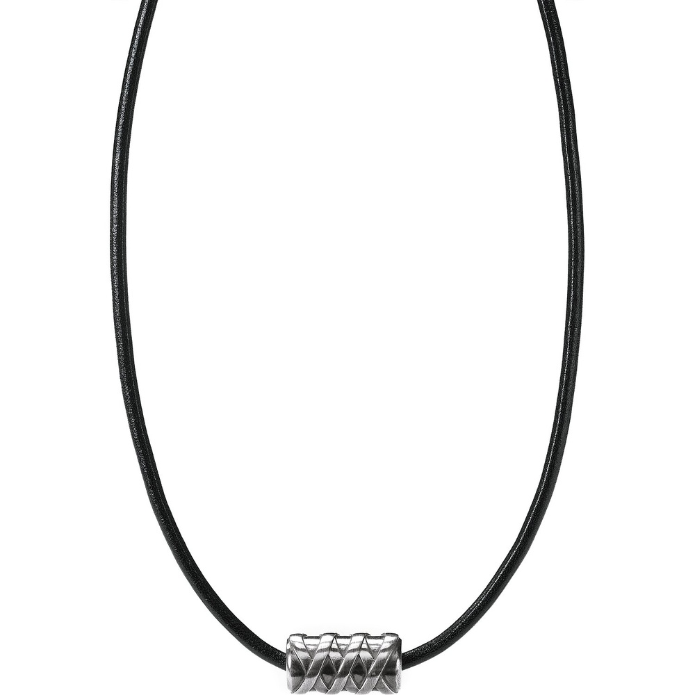 caï Chaînette 925 Argent, Cuir collier