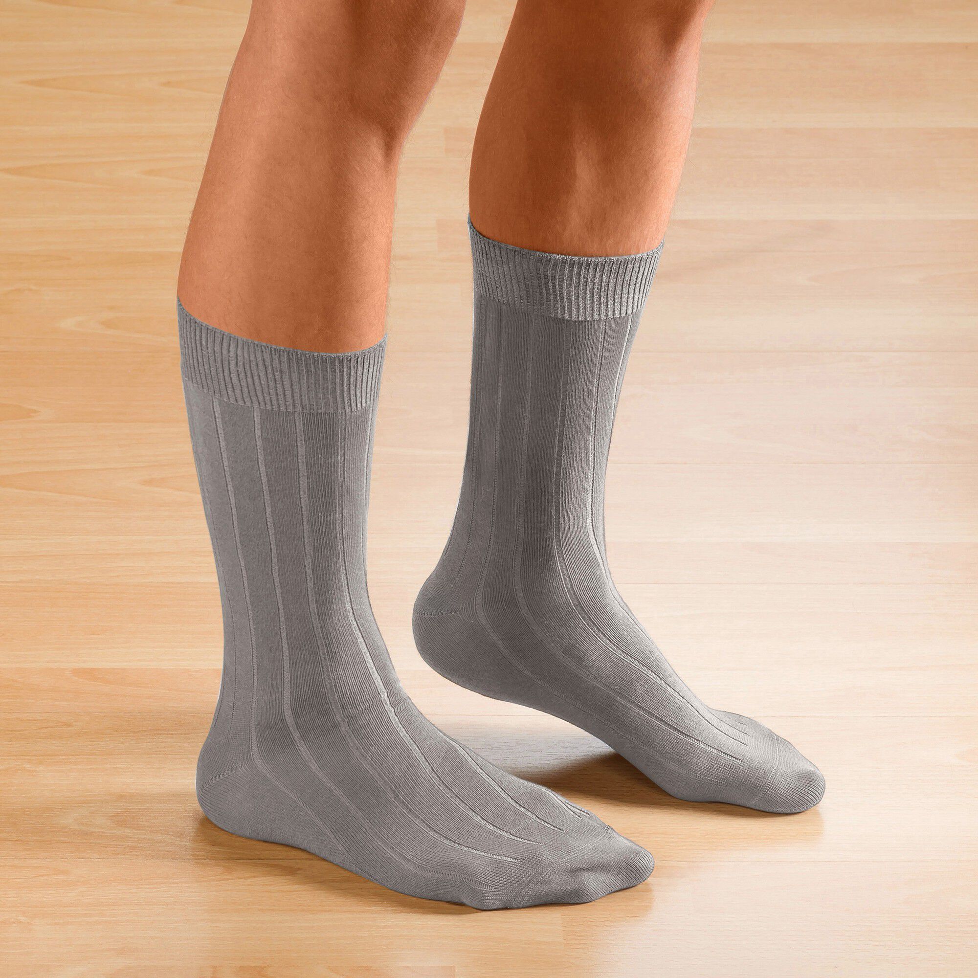 Mi-chaussettes non comprimantes