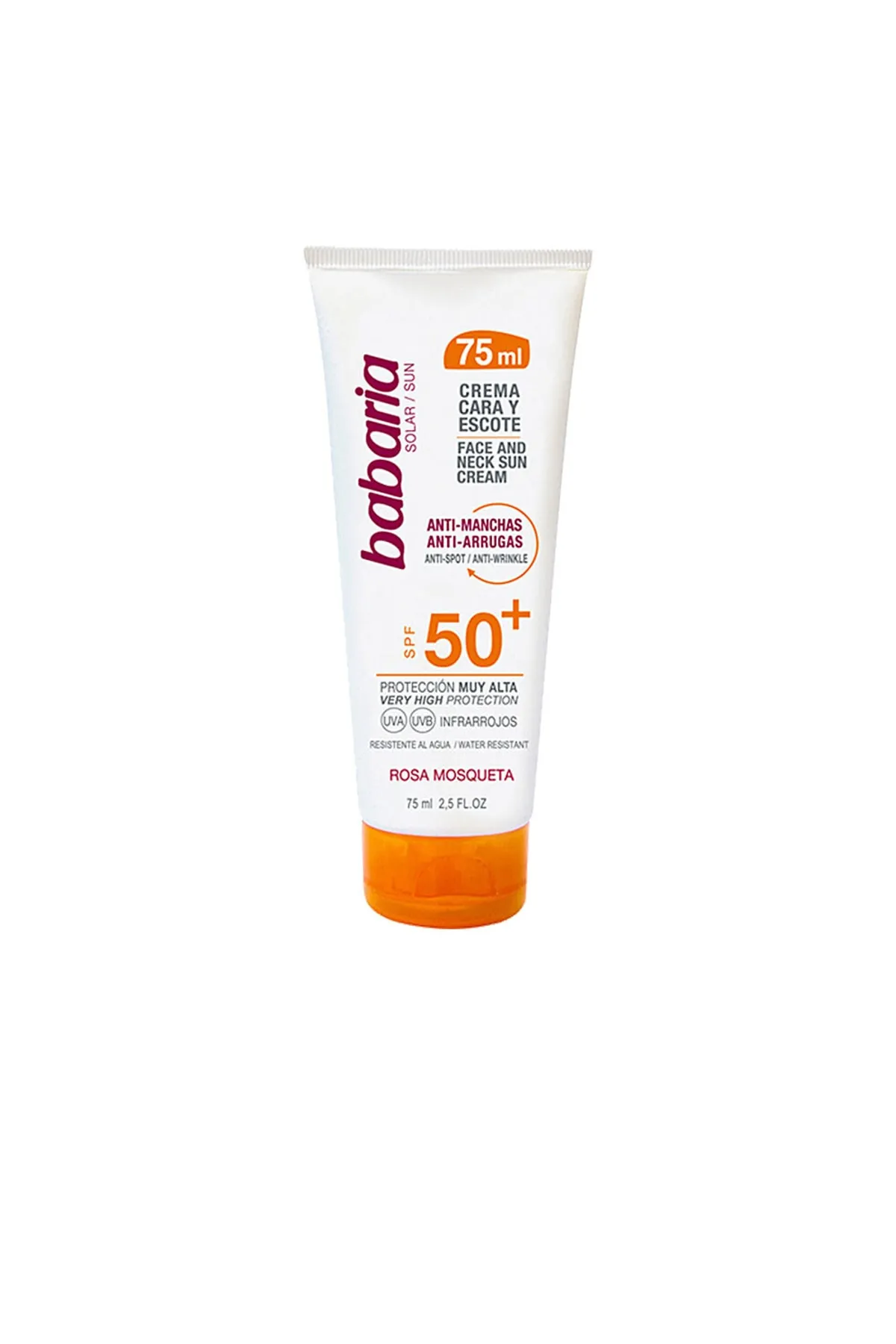 Babaria  Solar Cara&escote Fluido Anti-manchas Spf50+ Babaria 75 ml