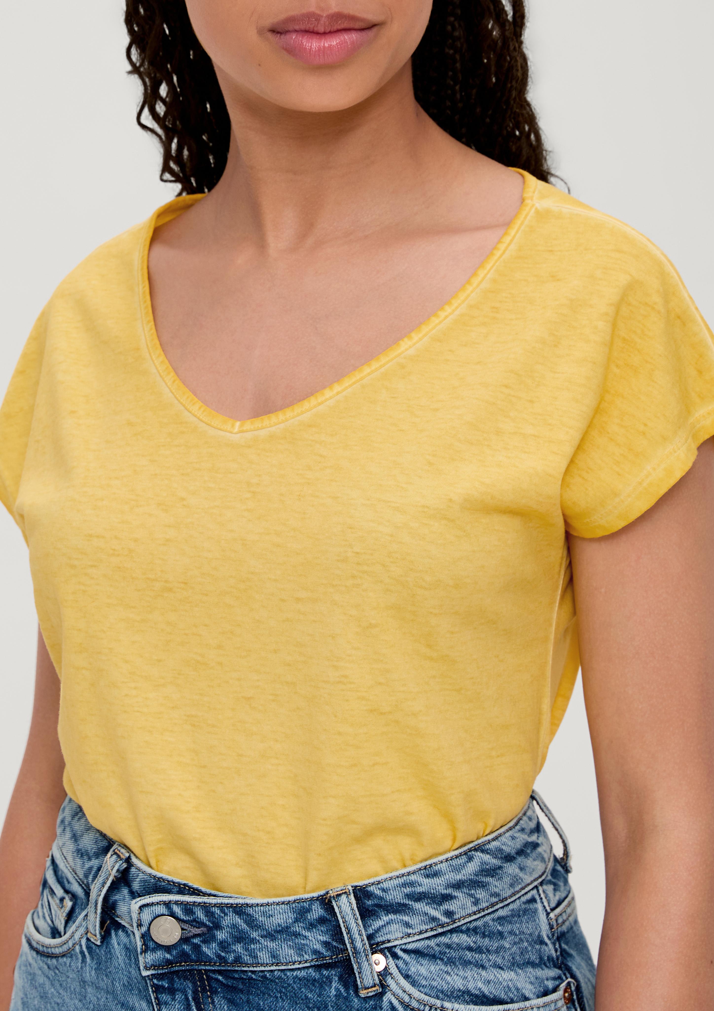 T-Shirt mit Garment Dye  2131398-1317
