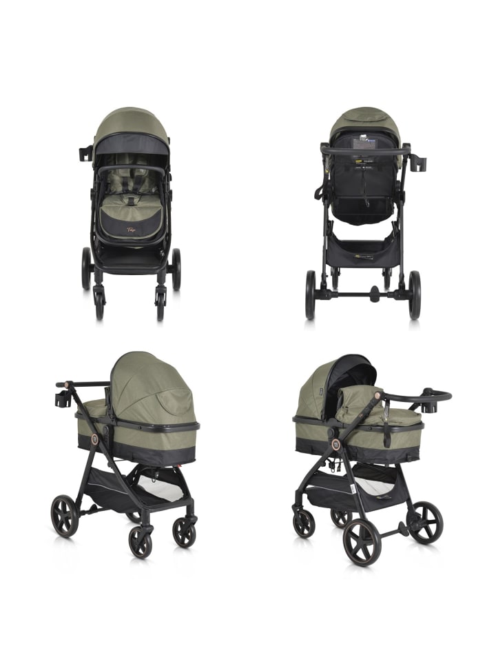 Moni Kinderwagen 2 in 1 Tokyo 22 kg in grün günstig kaufen onesize