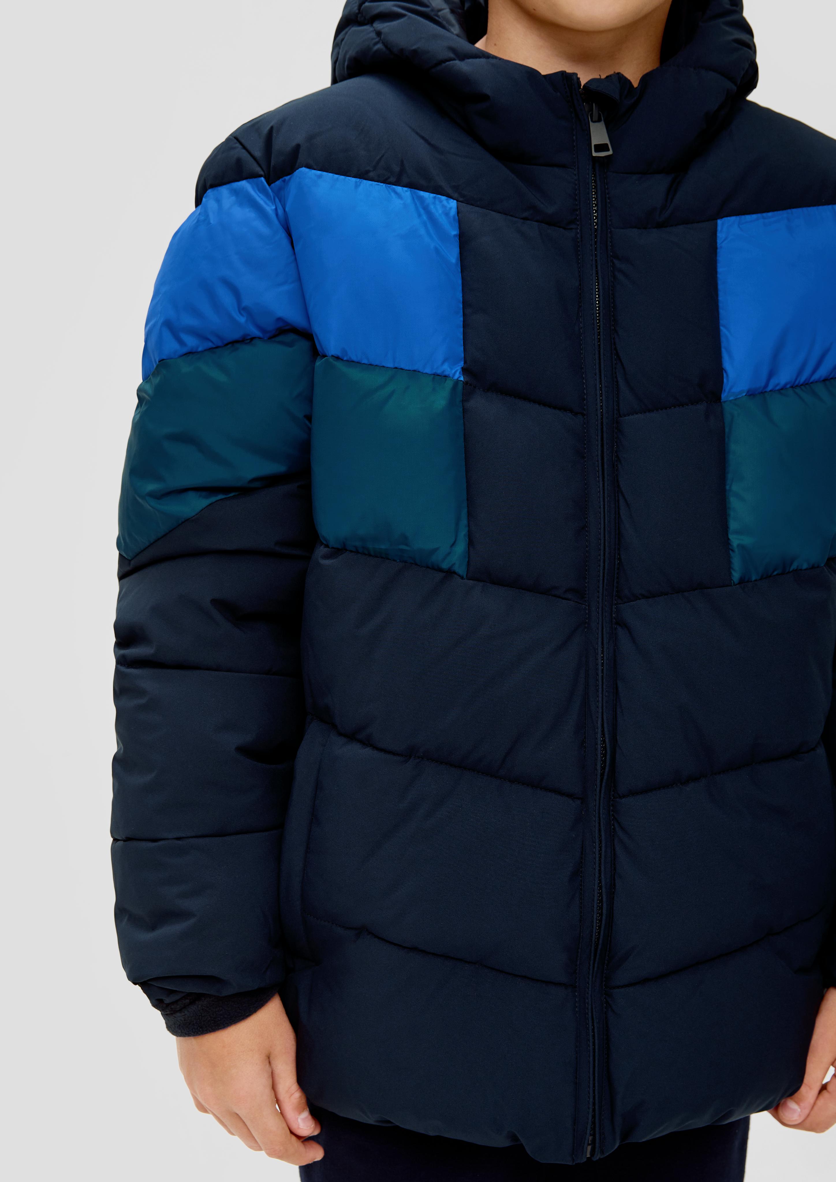 Steppjacke in Colour-Blocking-Optik  2132200-5952