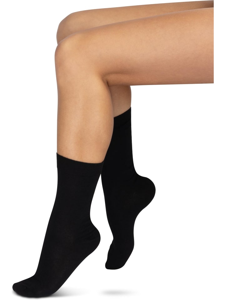 normani 10 Paar Herrensocken Schwarz in Schwarz günstig kaufen