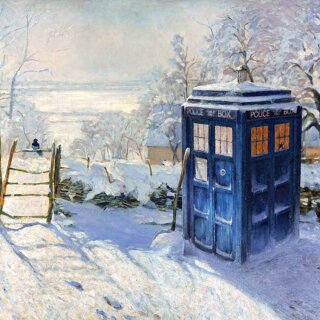 Würfelschale Tardis