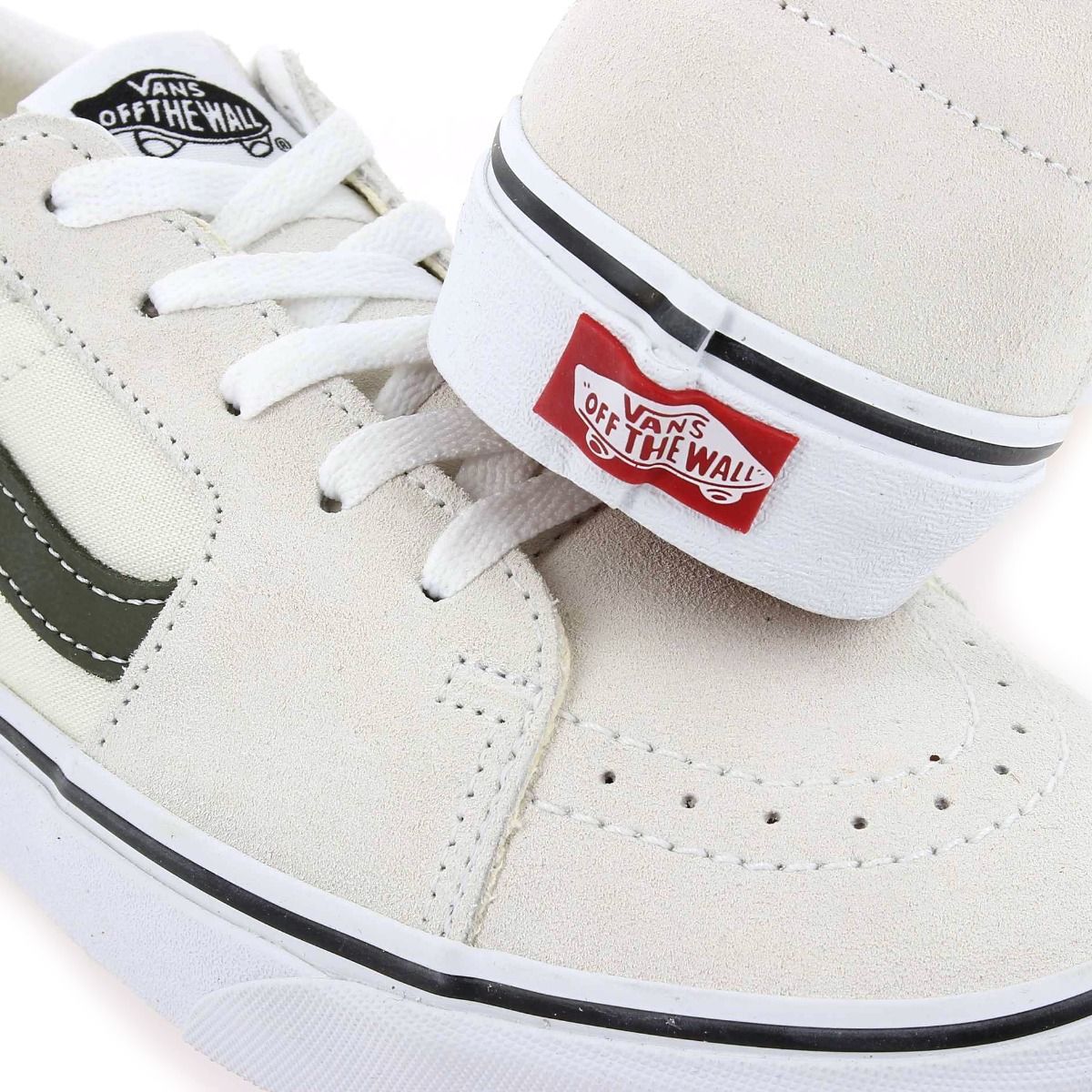 Vans  SK8-LOW - Écru Kaki