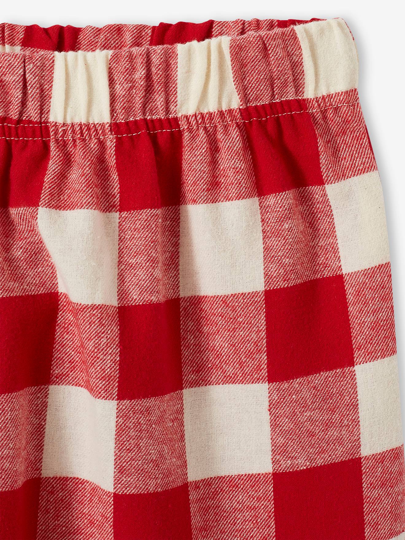 Vertbaudet Damen Weihnachts-Schlafanzug Capsule Collection FAMILY FIRST - wollweiß