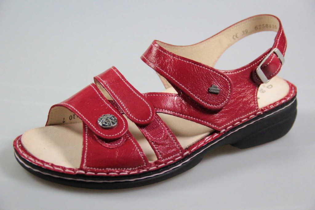 FINN COMFORT Komfort Sandalen rot Gomera