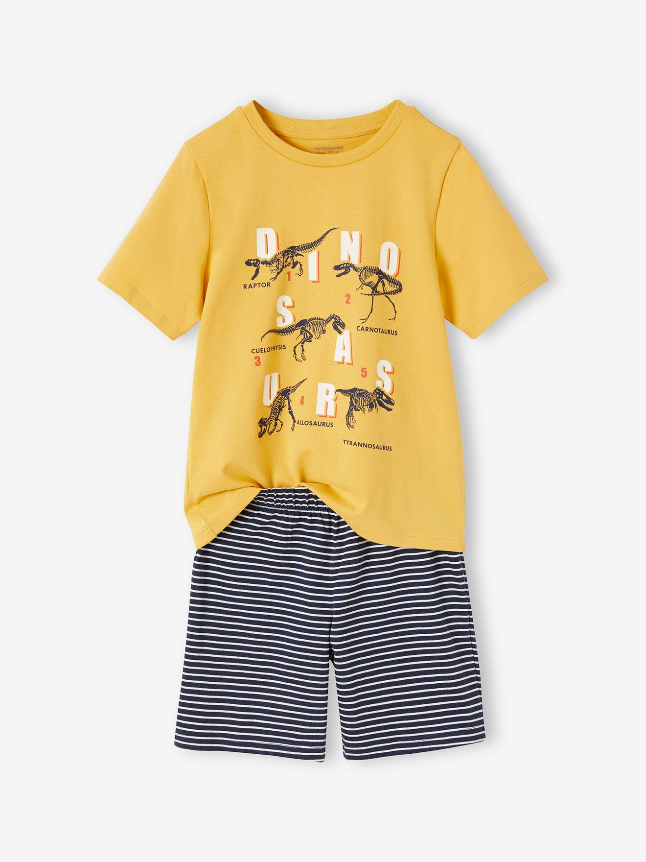 Vertbaudet 2er-Pack kurze Jungen Schlafanzüge BASICS Oeko-Tex - marine