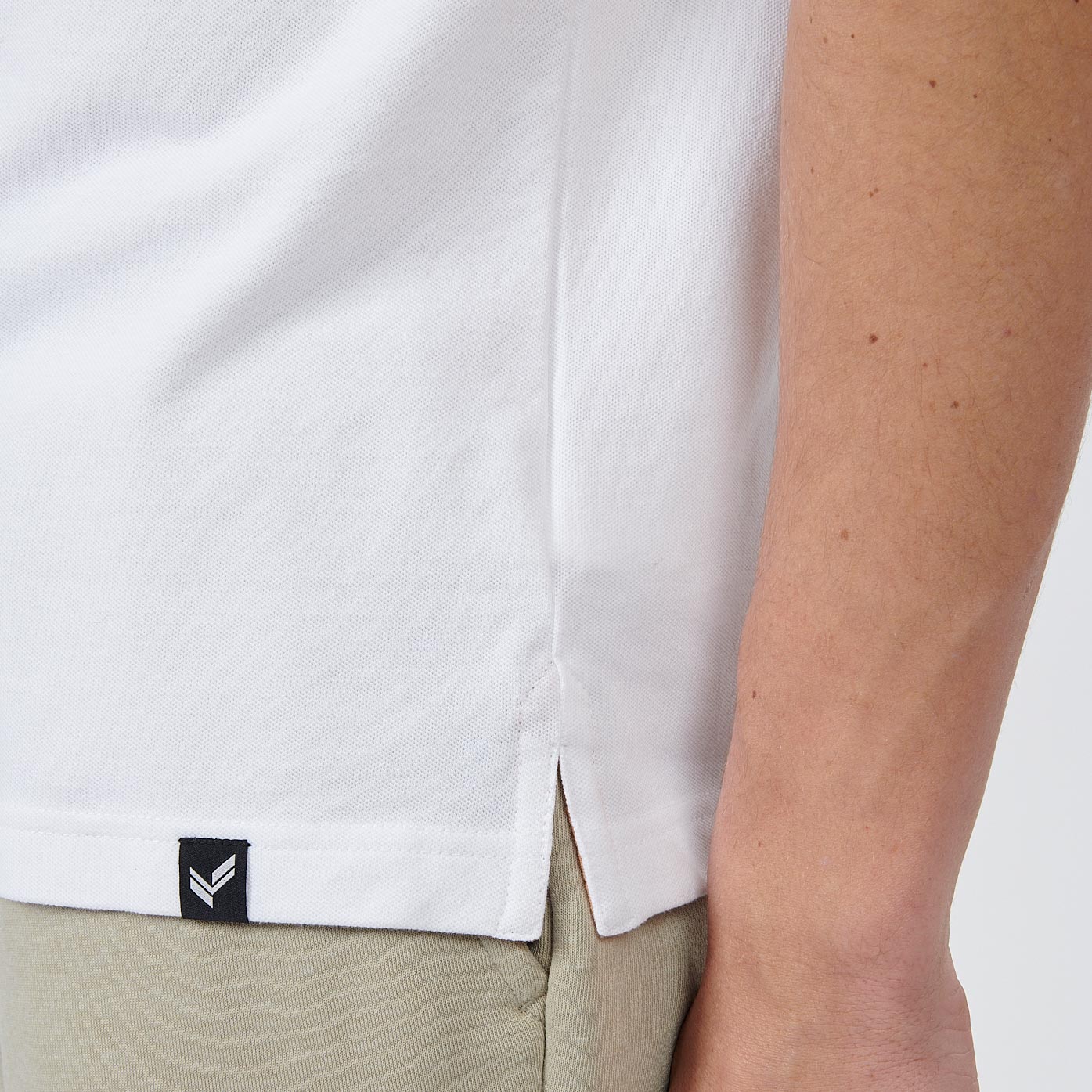 NOAH   Polo blanc homme 100% coton