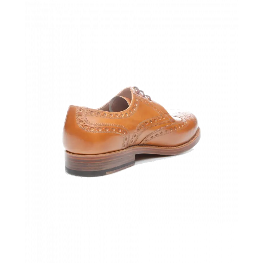 Heinrich Dinkelacker - Businessschuhe Derby JANOSCH K FULL-BROOGUE AC Antikcalf - beige