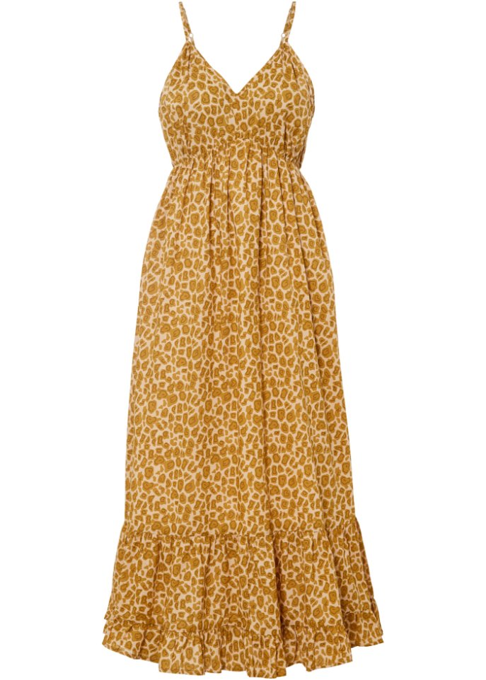 Maxikleid mit Leo-Druck