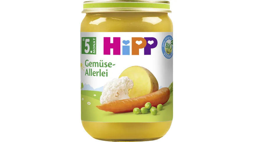 Hipp Gemüse: Gemüse-Allerlei 190 g 190 g
