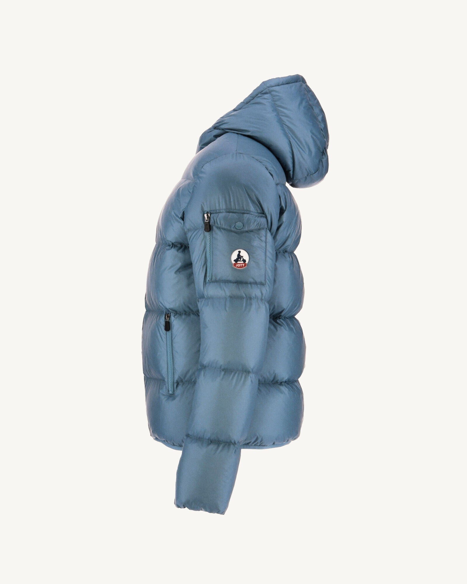 Doudoune à capuche Grand Froid Bleu froid Java