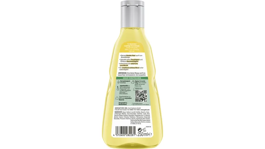GUHL Blond Faszination Farbglanz Shampoo 250 ml