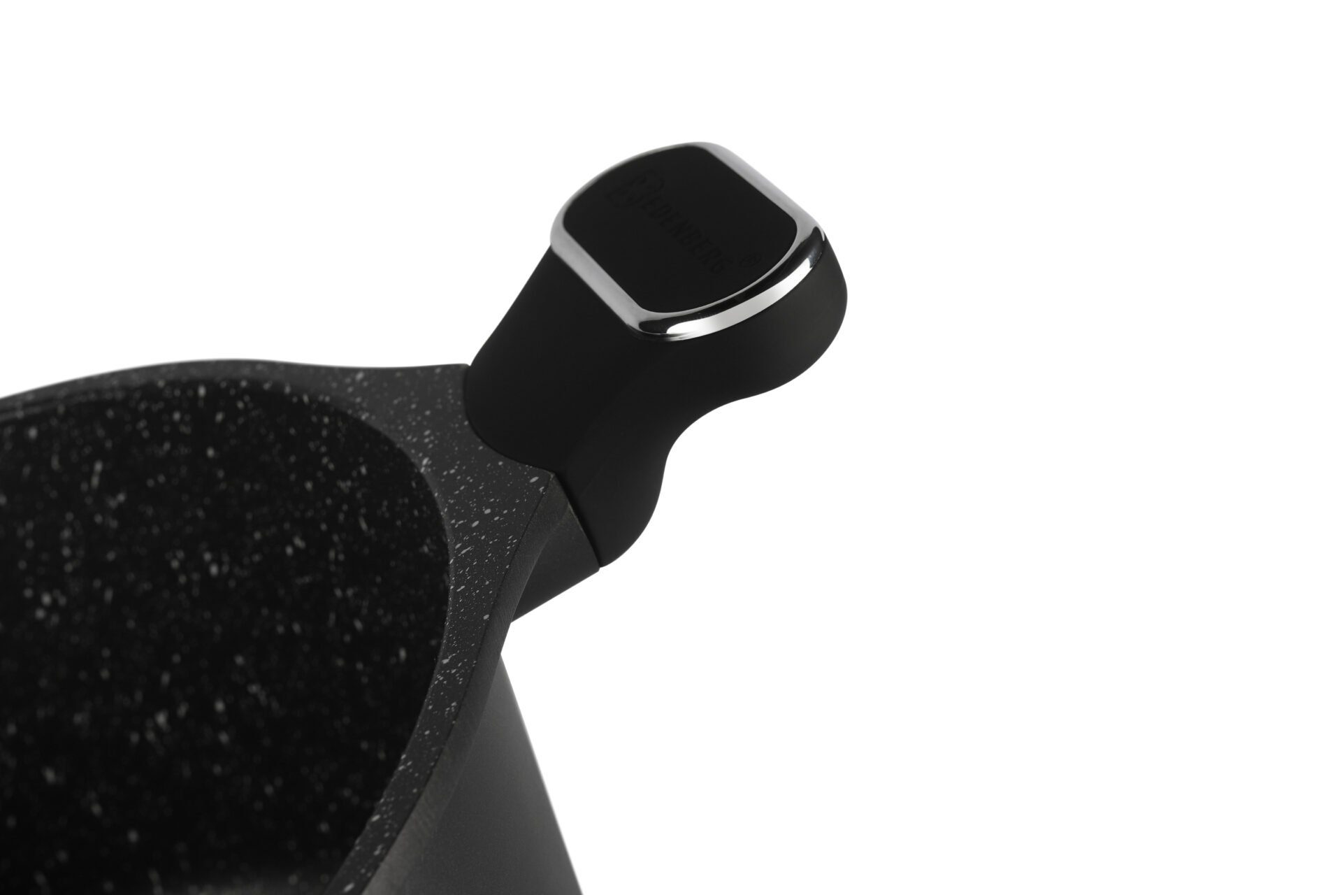Edenberg Topf-Set 10 tlg Schwarzes Topfset, Matt, Pfanne, Kasserollen, Glasdeckel, Aluminium, Keramik (10 tlg, 10-tlg., Zeitloses Design des Topfsets. Eine ideale Geschenkidee)