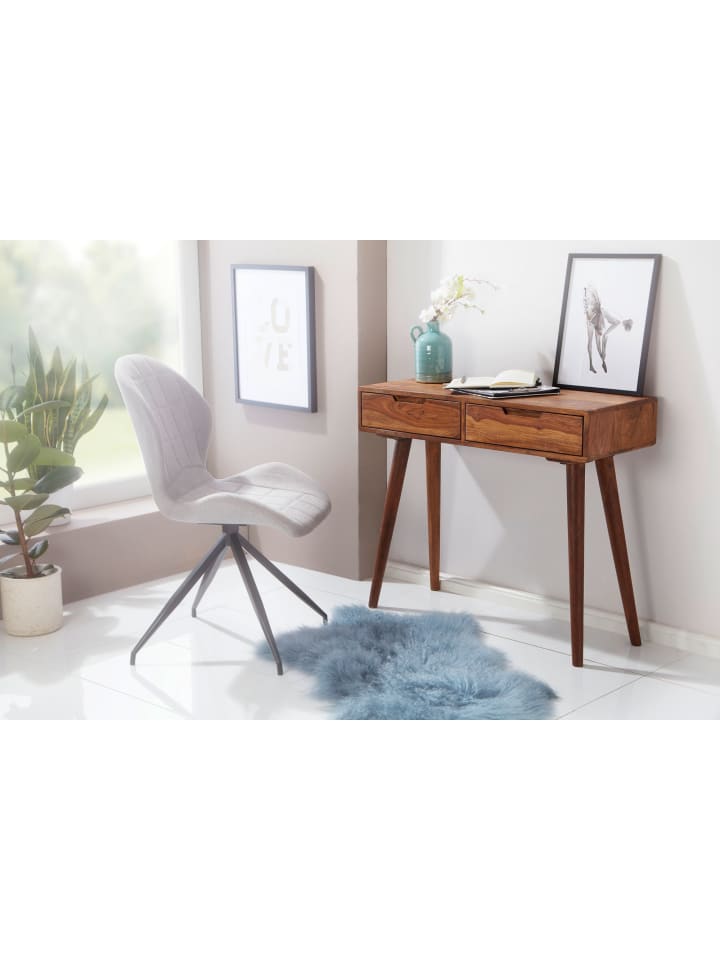 KADIMA DESIGN Konsolentisch WL5.577 90x76x36cm Massivholz mit Schubladen, günstig kaufen onesize
