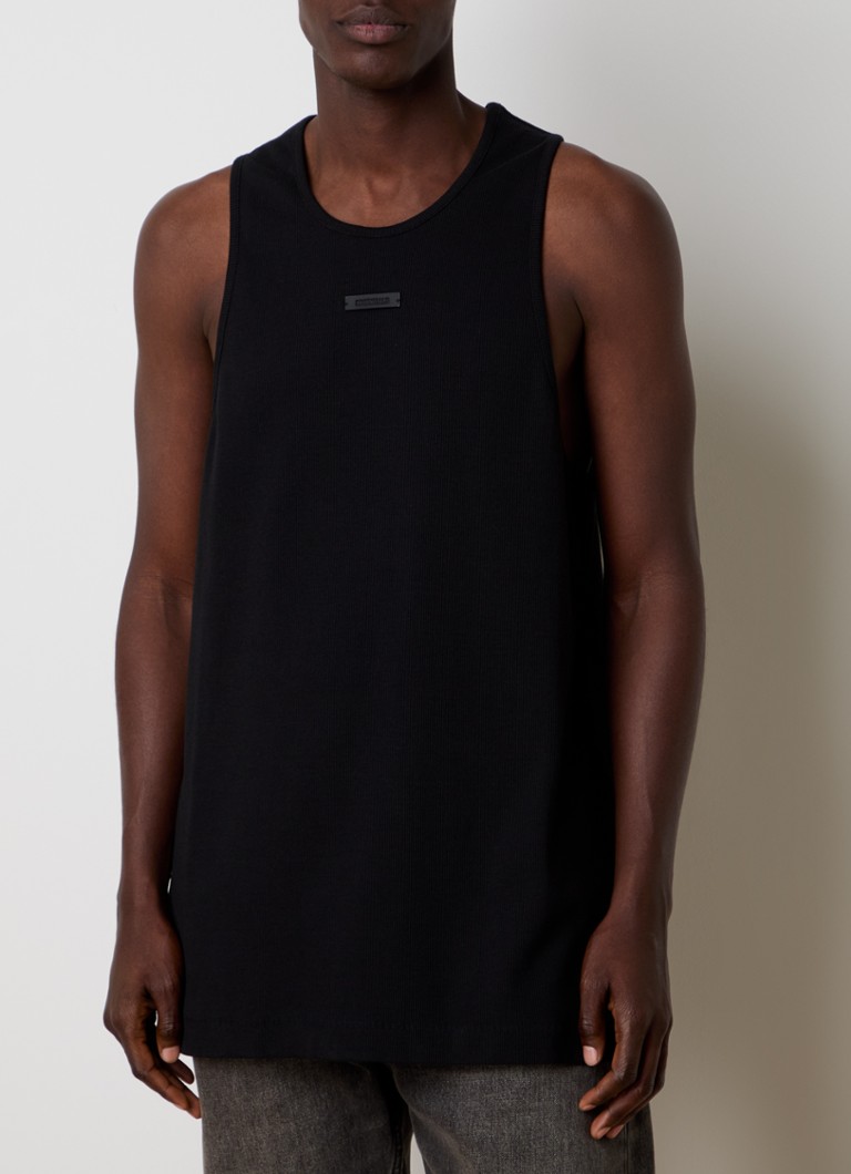 Fear of God Essentials Rib knitted singlet with logo