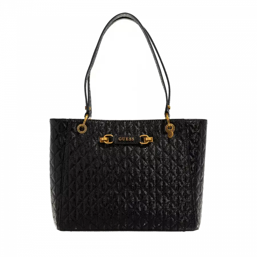 Guess - Guess Handle Bags Textil Black - schwarz
