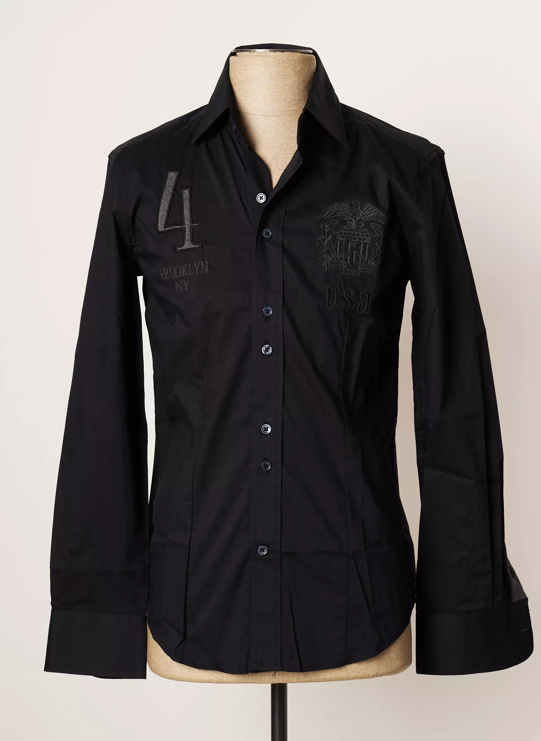 Vestiaires Principaute Cannoise Manches Longues Homme couleur noir