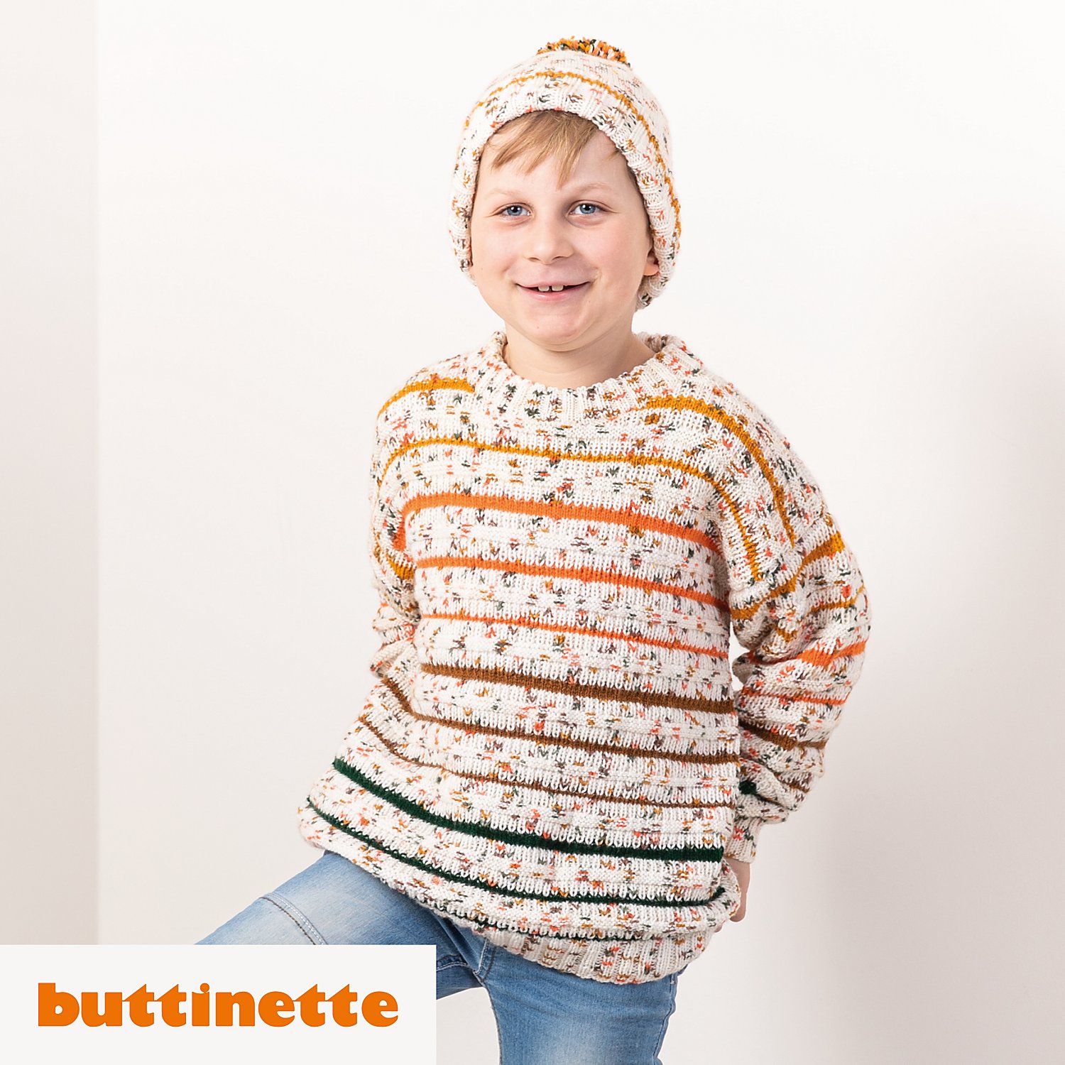 Strickanleitung - Jungenpullover aus Woll Butt Versailles