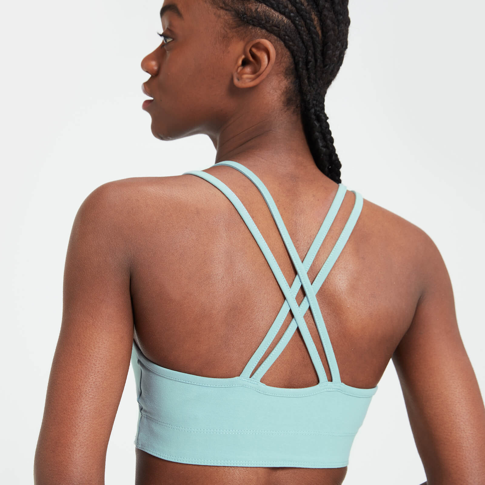 Brassière en jersey MP pour femmes – Bleu glacé