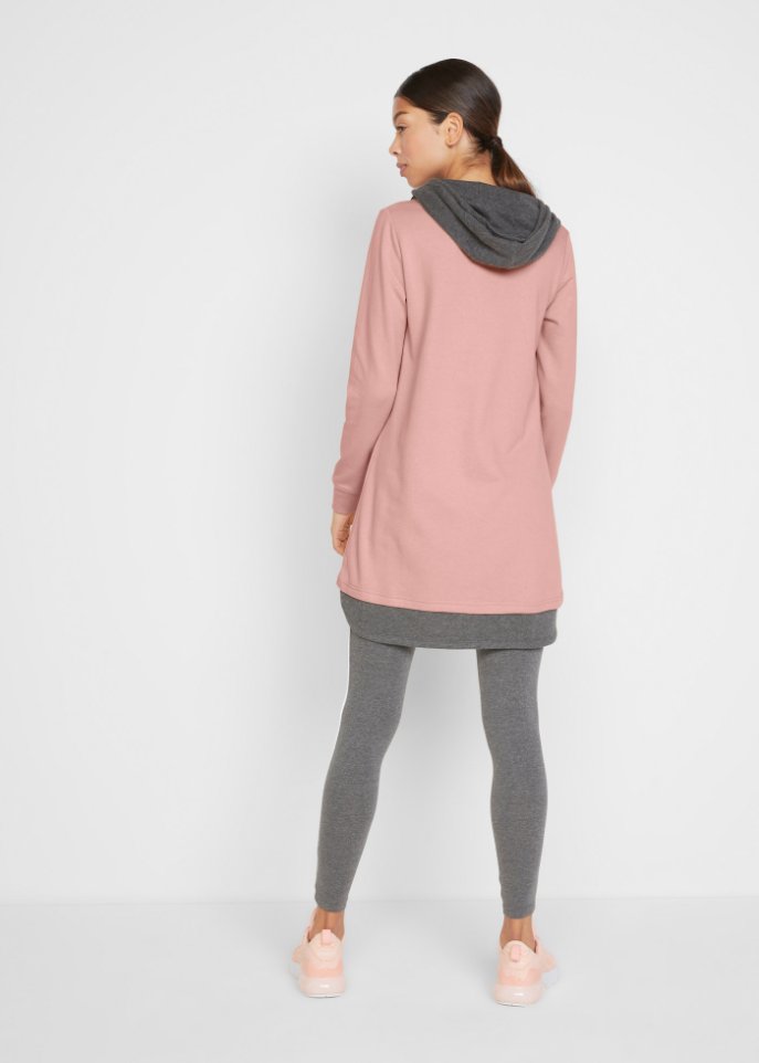 Longsweatshirt mit Leggings (2-tlg. Set)