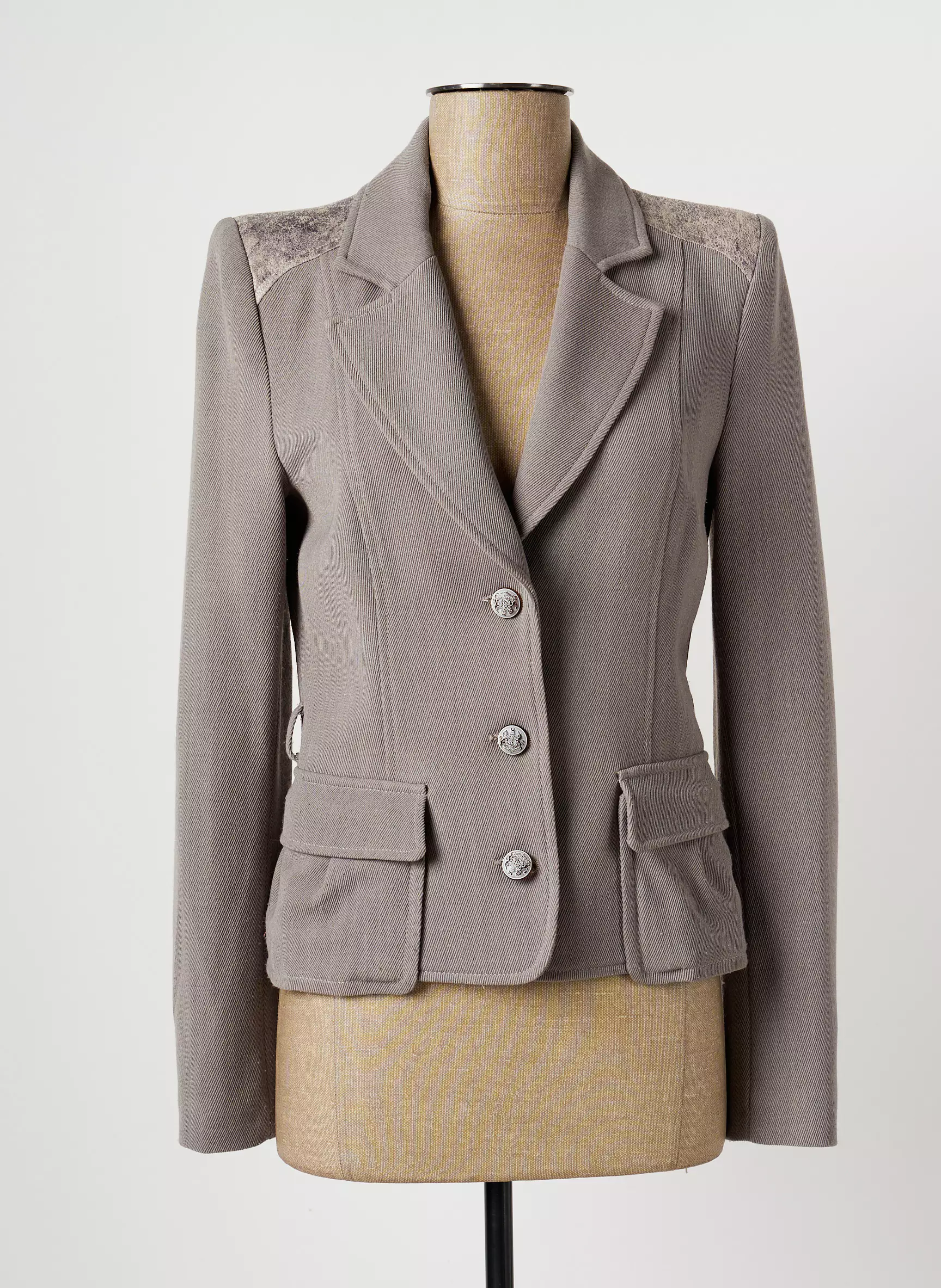 Helena Sorel Blazers Femme couleur gris