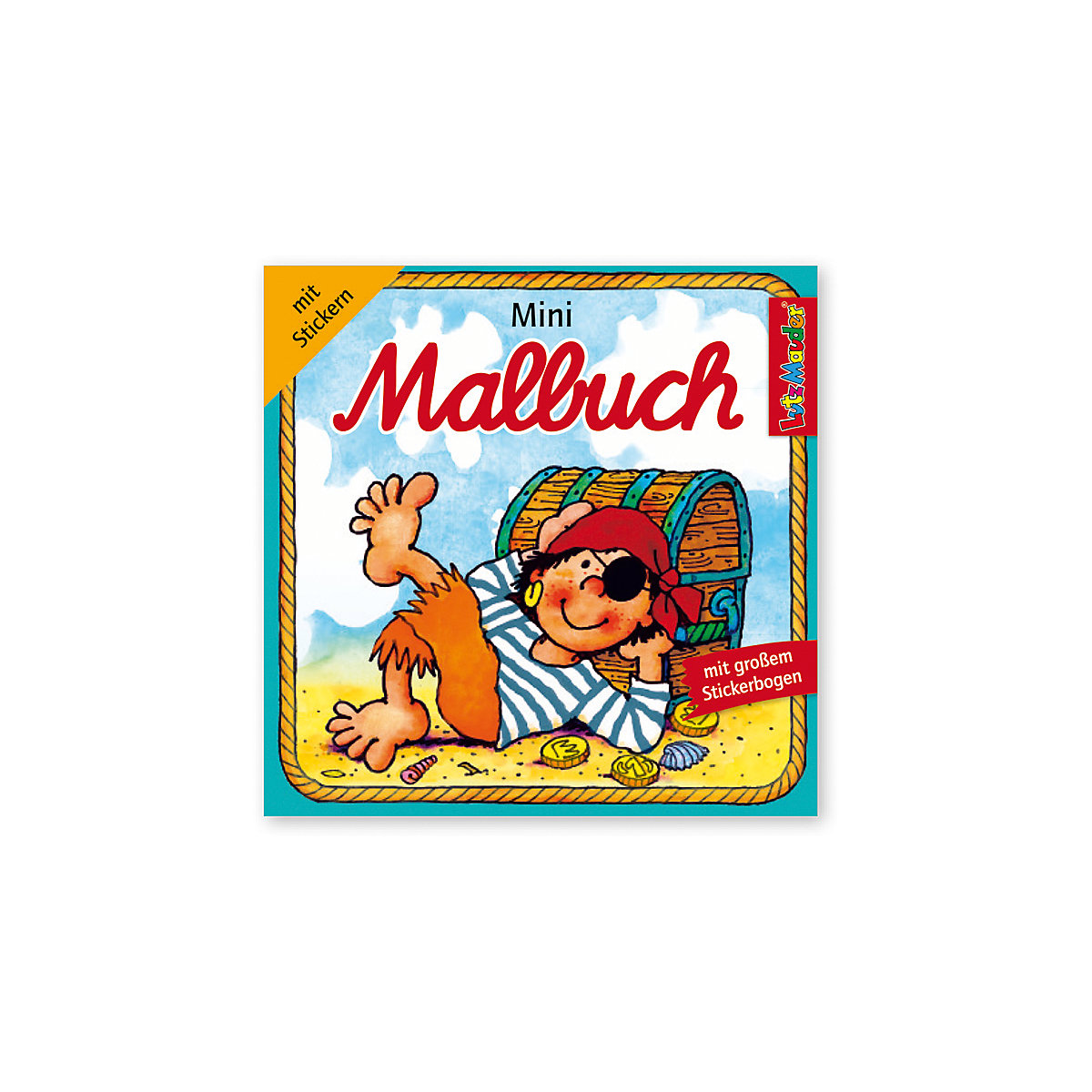 Mini-Malbücher Jungen, 3 Stück, inkl. Sticker
