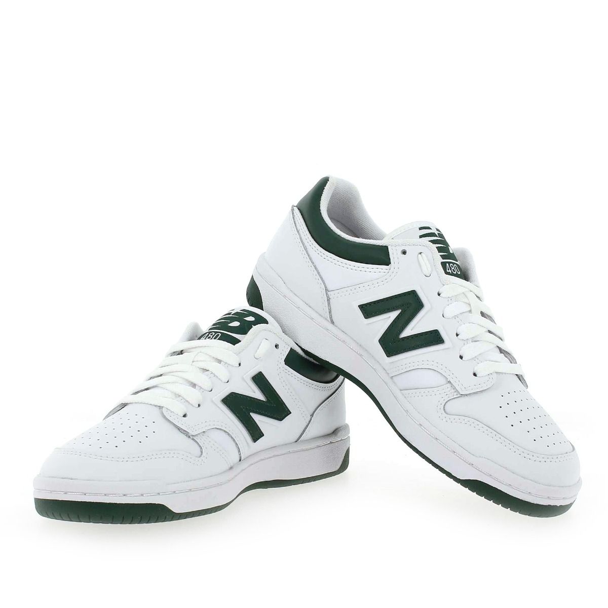 New Balance  BB480 LNGD - Blanc vert